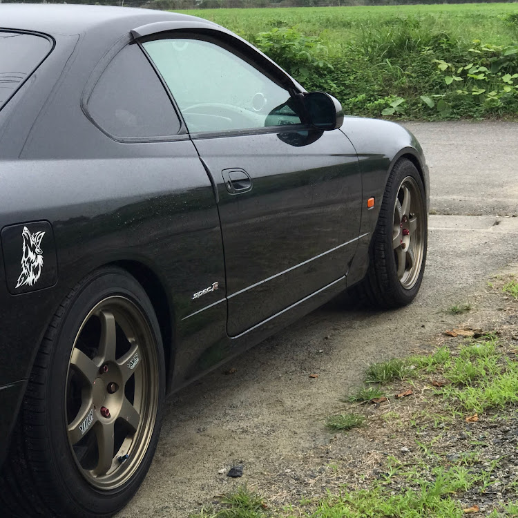 シルビアのs15シルビア・TE37C・雨☔・オイル交換しなきゃに関するカスタム事例の投稿画像2枚目
