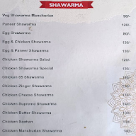 Chirutindlu Snacks menu 1