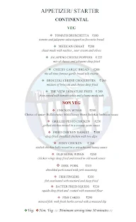 The View Restaurant & Lounge menu 6