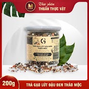 Trà Gạo Lứt Đậu Đen Gufoods Hũ 200G/ 500G - Vị Thảo Mộc - Hỗ Trợ Giấc Ngủ, Cải Thiện Tinh Thần, Tốt Cho Sức Khoẻ