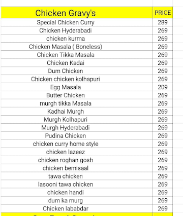 Biryani Empire menu 