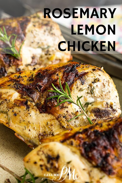 Grilled Rosemary Lemon Chicken Breasts