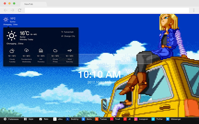 Android 18 Top Hd Anime New Tabs Theme