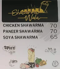 Shawarma Wala menu 2