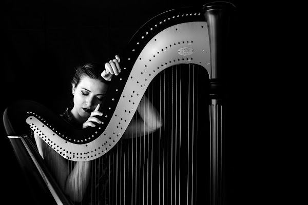 The Harpist di Valeria De Vita fotografia 