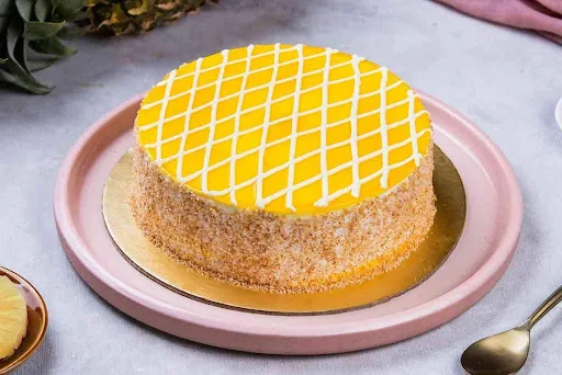 Fresh Pineapple Cake (560gm) (Eggless)