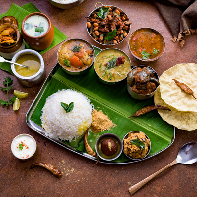 Andhra Veg Meals For 1