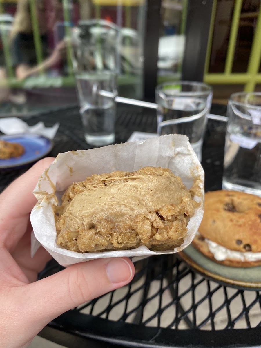 Oatmeal Cookie and French Toast Ice Cream Sandwich