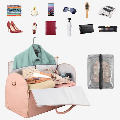 Title 3, Large Capacity Travel Duffle Bag for Women, Han...