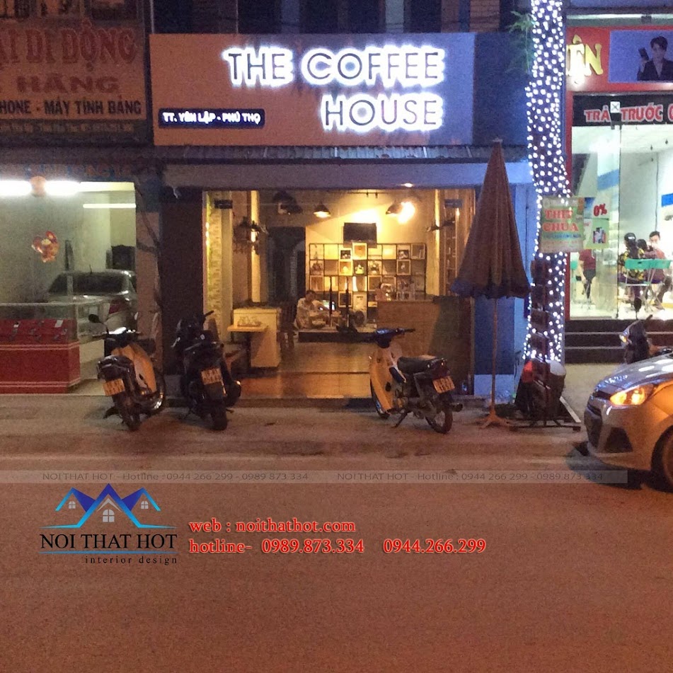 thi công nội thất quán cafe