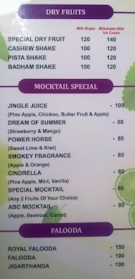 Juicey Madhavaram menu 1