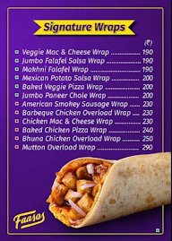 Faasos Signature Wraps & Rolls menu 2