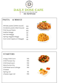 Daily Dose Cafe menu 2