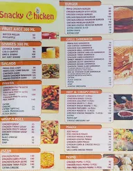 Snacky Chicken menu 1