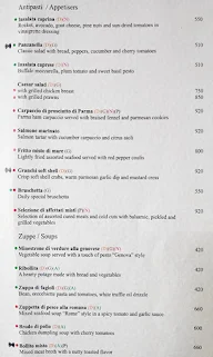 Alloro - The Oterra menu 1