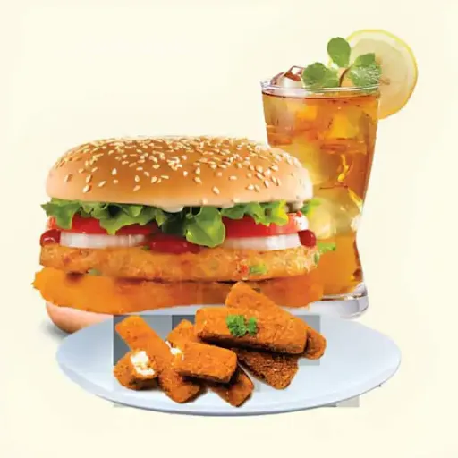 Me 15 ( Super Twin Burger + Paneer Fries + Drink )