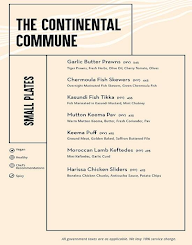 One8 Commune menu 8