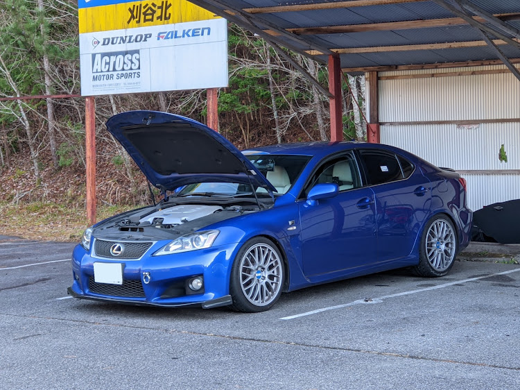 IS FのRE-71R・国産ハイグリ・バトルマシン・オートランド作手・作手サーキットに関するカスタム事例の投稿画像4枚目