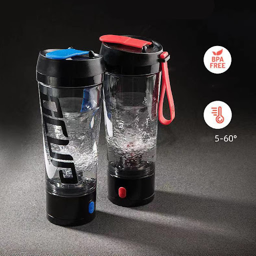 Title 7, USB Charging Protein Powder Shaker Automatic Mi...
