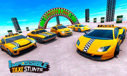 Taxi Car Stunts 3D: GT Racing Car Games screenshots 12