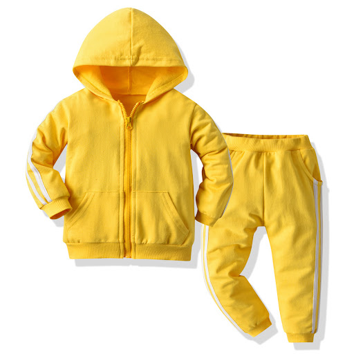 Title 6, Boys Striped Cotton Zip Hoodie Kids