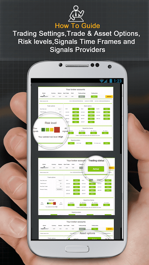 binary options signals android