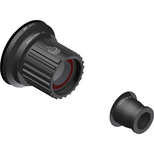 DT Swiss Ratchet DEG Alloy Freehub Body - Shimano Micro Spline, Light, Ball Bearing, w/ End Cap, 12x148mm