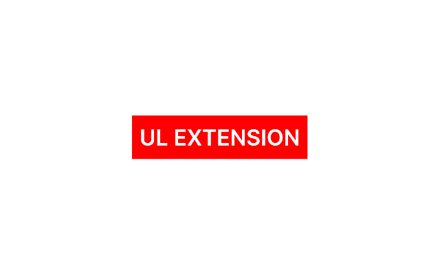 UL extension chrome extension