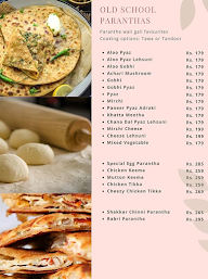 Not Just Paranthas menu 1