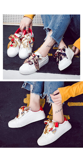 Title 5, Ethnic Style Ribbon Casual Womens Shoes. Comfo...