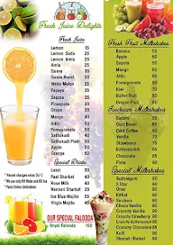 Fresh Juice Delights menu 4