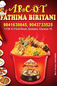 Fathima Cafe Biriyani menu 6