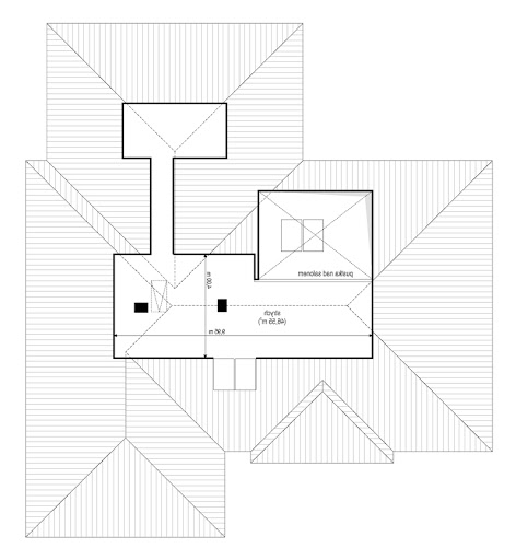 Willa Parterowa 3 - Rzut strychu