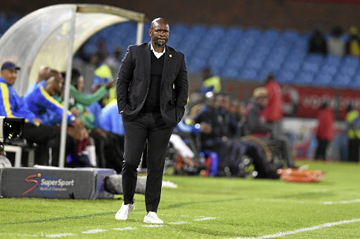 Golden Arrows coach Steve Komphela still aspires to end the season in the top eight. /Lefty Shivambu/ Gallo Images