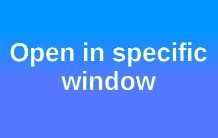 Open in specific window small promo image