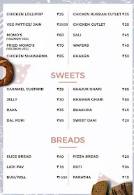 K Patisserie menu 1