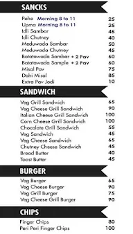 Murlidhar Veg menu 3