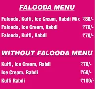 Nb Falooda Ice Cream menu 1