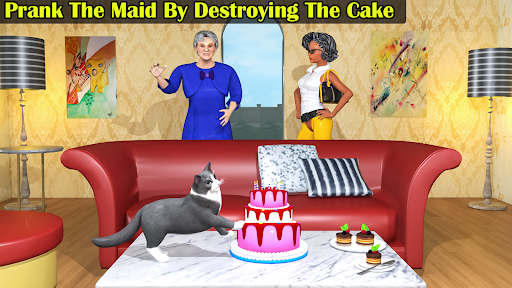 Screenshot Cat and maid 3 :prank cat game