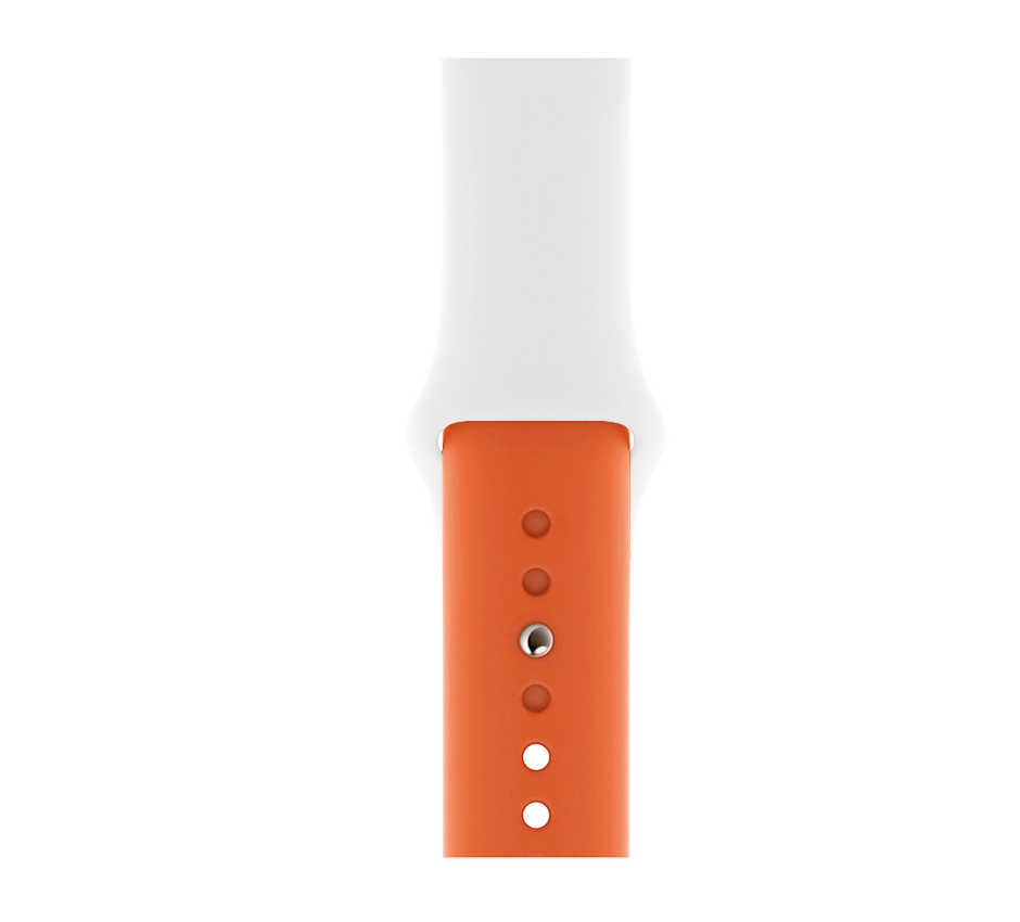 Monochrome mix and match silicone strap