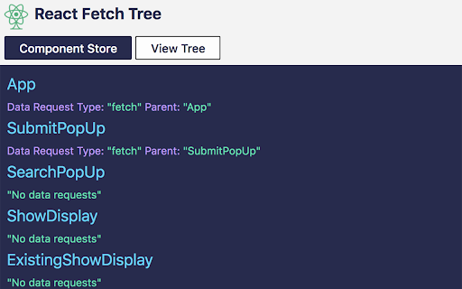 React Fetch Tree