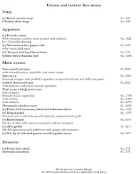 Threesixtyone Degrees - The Oberoi menu 1