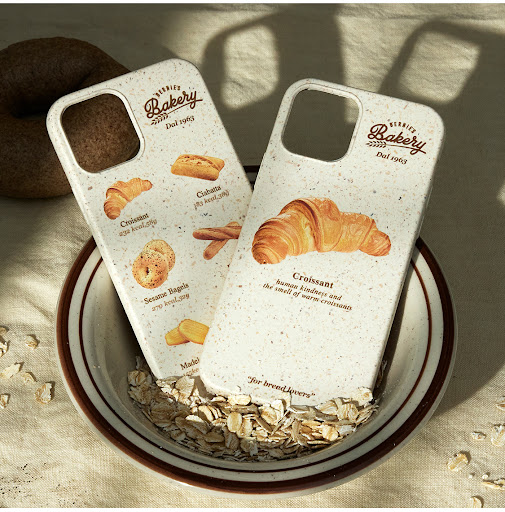 Title 4, Degradable Croissant Mobile Phone Case Retro, p...