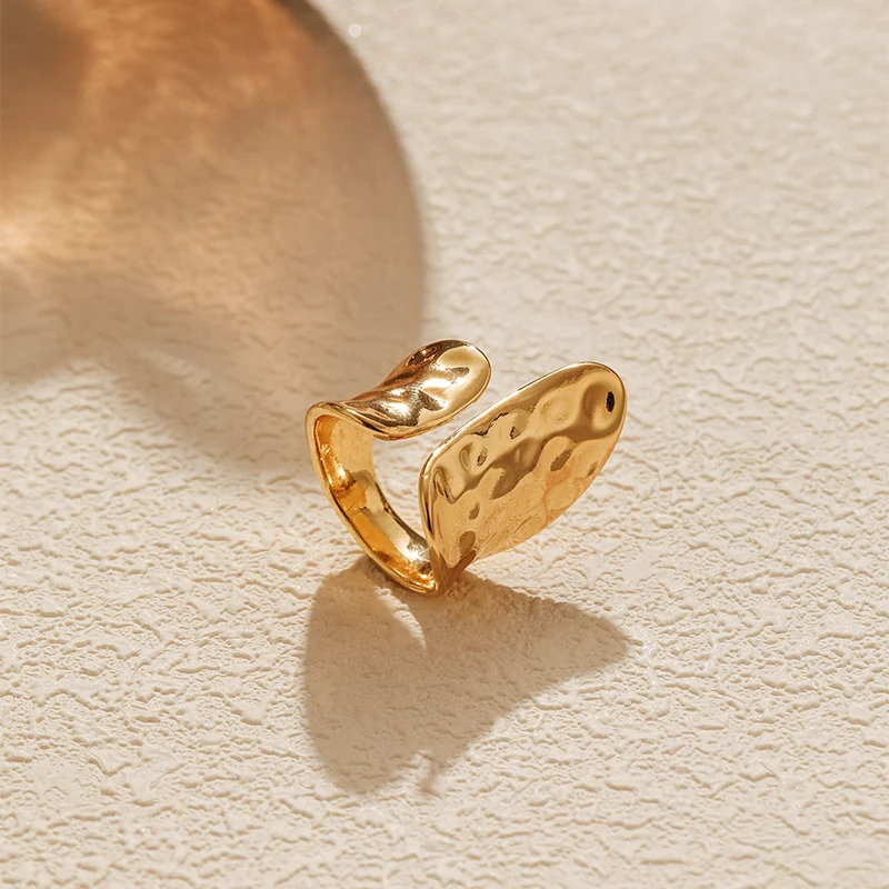 Title 5, Bague ouverte brillante personnalisée, design a...
