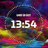 Clock Wallpaper with Date icon