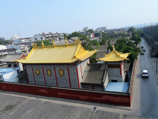 Xi'an City wall bike ride China 2016