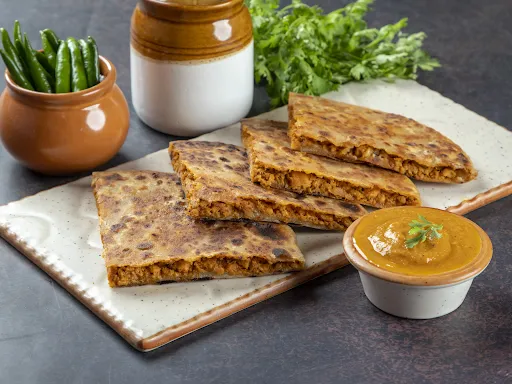 Olive Oil Butter Chicken Paratha