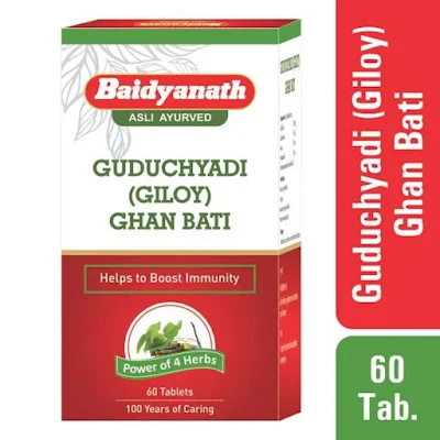 BAIDYANATH GUDUCHYADI GHAN BATI TAB 60'S