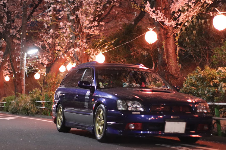 レガシィツーリングワゴンの桜・桜とコラボ・レガ桜・夜桜に関するカスタム事例の投稿画像3枚目