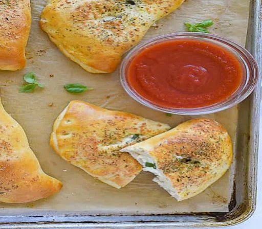 Desi Mushroom Corn Calzone Pocket